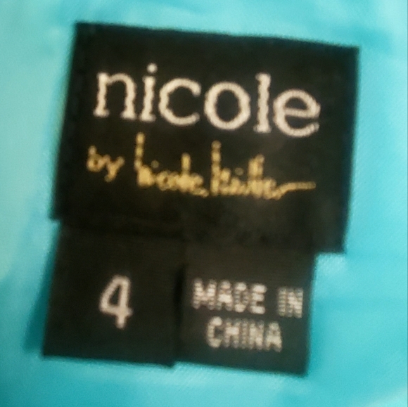 Nicole Miller Silk Peacock/Purple Halter Dress Size 4 - Picture 9 of 9